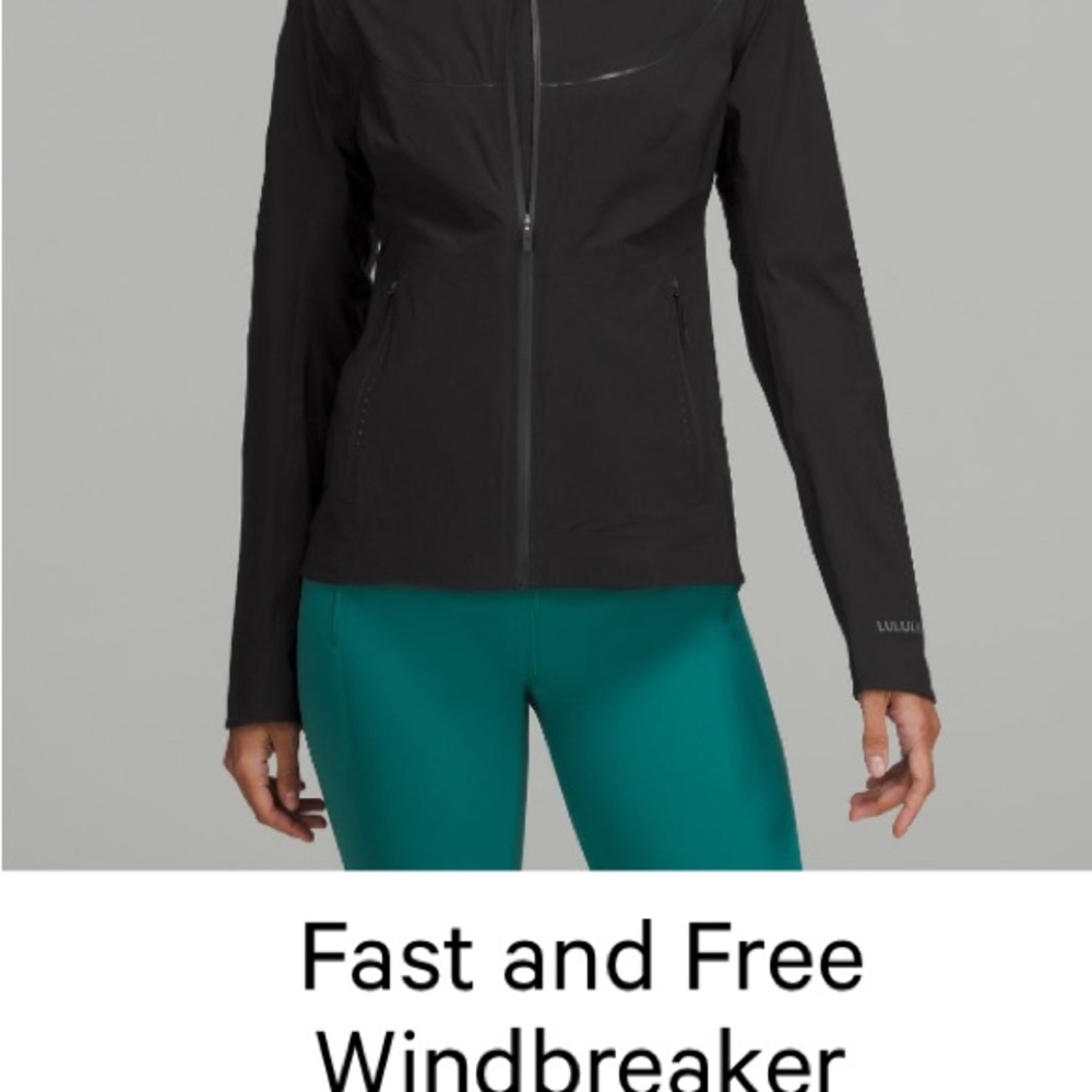 lululemon athletica Black Windbreaker
